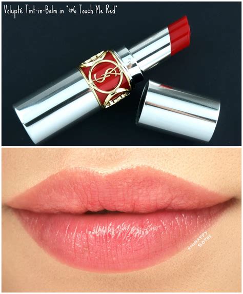 yves saint laurent tint in balm swatches|ysl volupte lip balm.